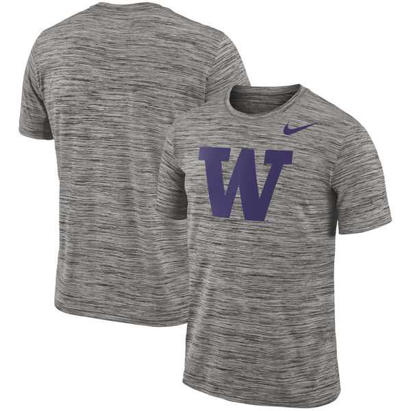 Nike Washington Huskies Charcoal 2018 Player Travel Legend Performance T-Shirt,We sell and wholesale Nike Washington Huskies Charcoal 2018 Player Travel Legend Performance T-Shirt on line form chian!